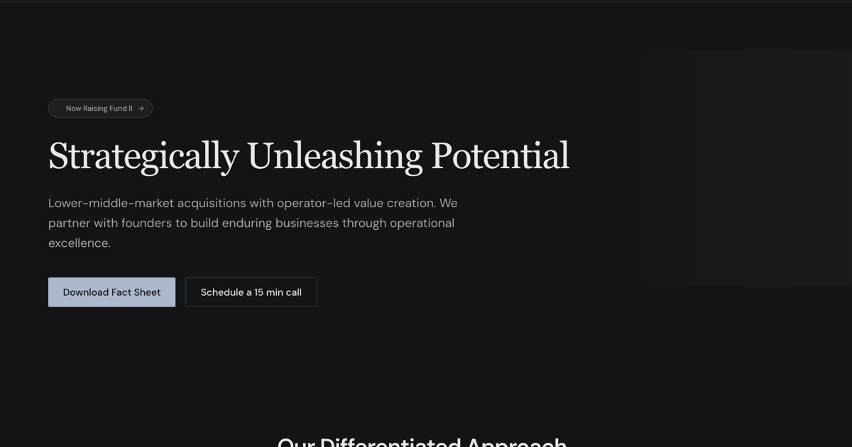 home page for investor portal dashboard for dark alpha capital