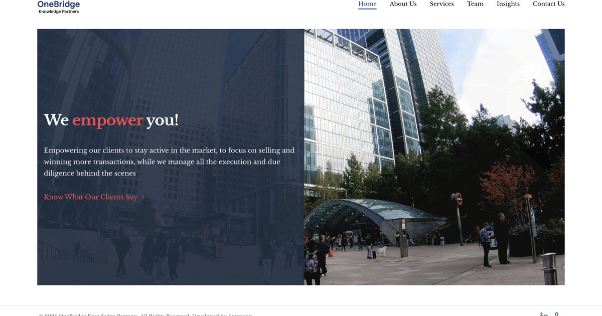One Bridge Knowledge Partners