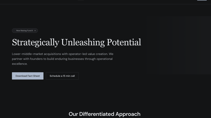 home page for investor portal dashboard for dark alpha capital